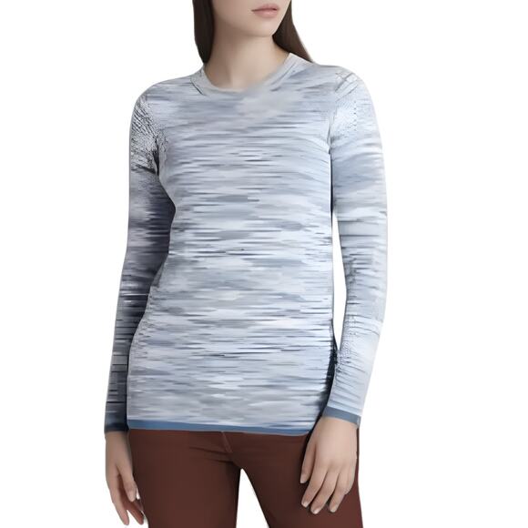 Market and Spruce Audrey Space Dye Tipped Pullover Sweater in Blue NWT Size XL - Picture 1 of 8